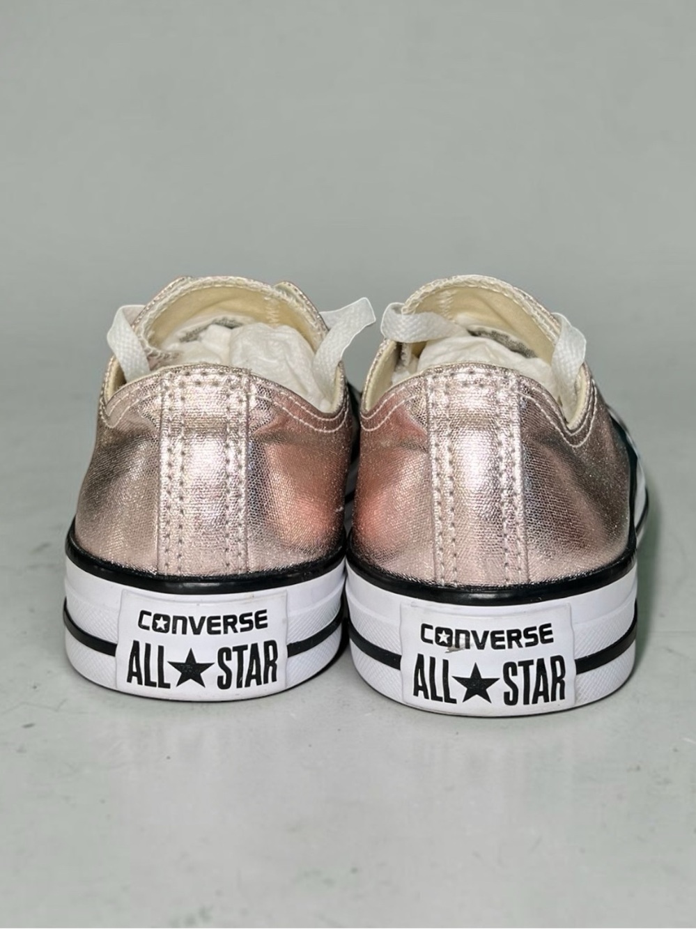 Converse Chuck Taylor All Star Rose Quartz Metallic Low Top Women’s 8 - Picture 6 of 11